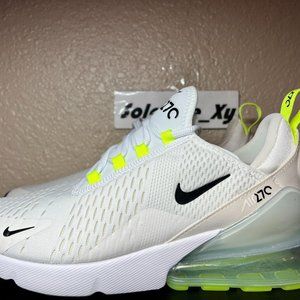 New Nike Air Max 270 White/Ghost Green Wmns Sz 10.5 / Mens 9